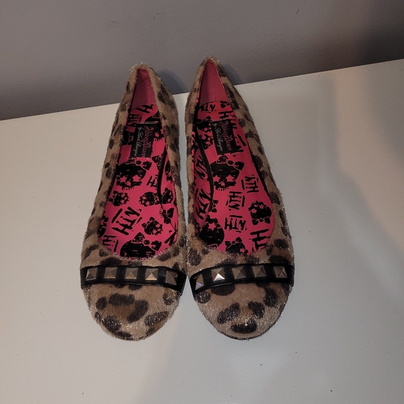 Abbey Dawn by Avril Lavigne MFP Leopard Ballerinas, VGUC, Size 37 - Picture 2 of 10